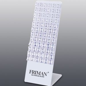 36-Par Örhängen i Silver (Fyrkantiga Vita Cubic Zirkonia Stenar)