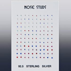 Karta Nässmycken i Sterling Silver (Stav med Sten)