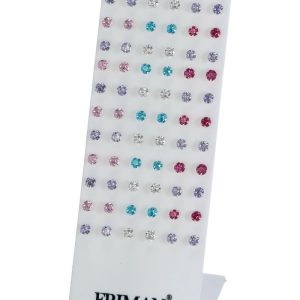 36-Par Örhängen i 925 Sterling Silver (Cubic Zirkonia Stenar)