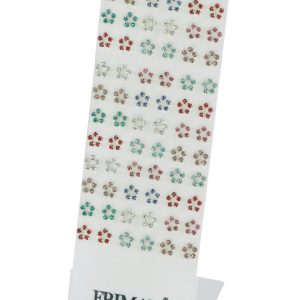 36-Par Örhängen i 925 Sterling Silver (Stenar Olika Färger)