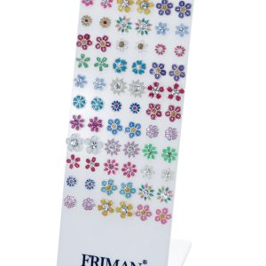 36-Par Örhängen i 925 Sterling Silver (Olika Blommor, Blandade Färger)