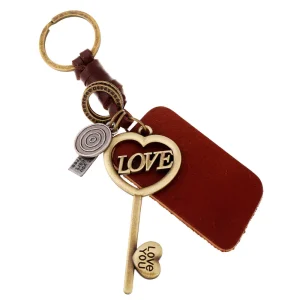 Vacker nyckelring i Steampunk-stil – love-key