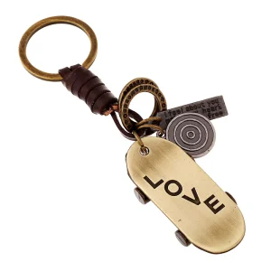 Vacker nyckelring i Steampunk-stil – LOVE