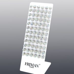 36-Par Hudvänliga Örhängen i 100% Titan (Multicolour, 6 mm)