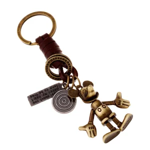Vacker nyckelring i Steampunk-stil – musse pigg