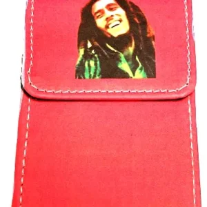Belt Cigarette case Bob Marley röd