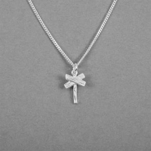 Ledkryss Liten – Silverhalsband