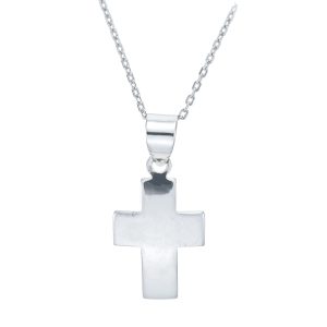 Silverhalsband med Kors