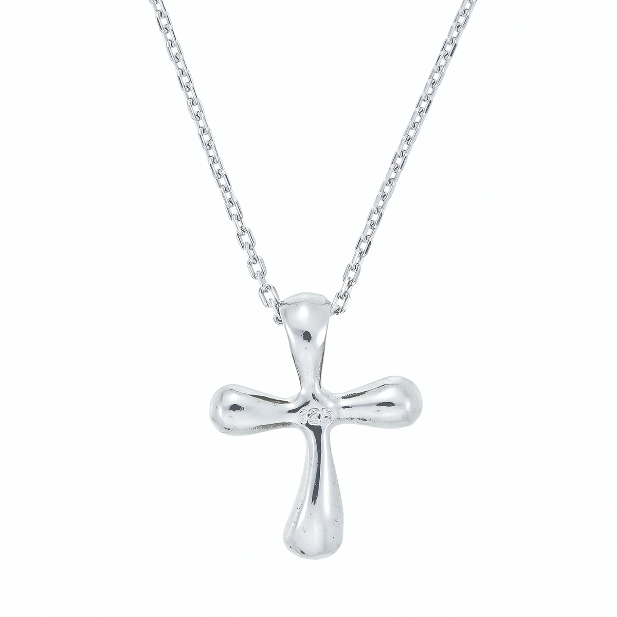 Silverhalsband med Silverkors (2-Pack)