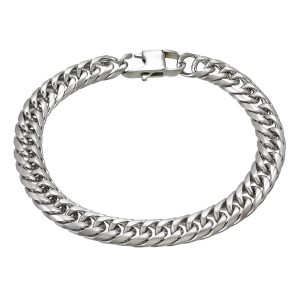 Pansararmband i Stål, Rundade Länkar (2-Pack)