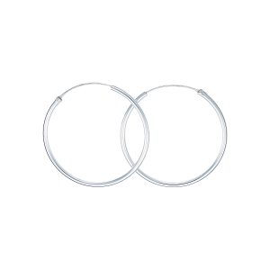 3-Par Creolörhängen i Silver (2 x 40 mm)