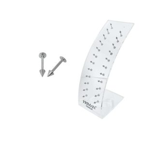 24st Kvalitets Piercing i Titan G23 (Labrett Med Spets, Anv. Läpp)