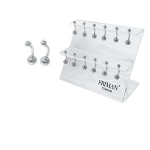 12st Kvalitets Piercing i Titan G23 (Navel Piercing Basic, Anv. Navel)