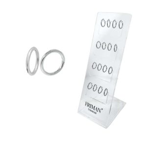 16st Kvalitets Piercing i Titan G23 (Clickers Piercing Creoler, Anv. Läpp,Ögonbryn,Öra)