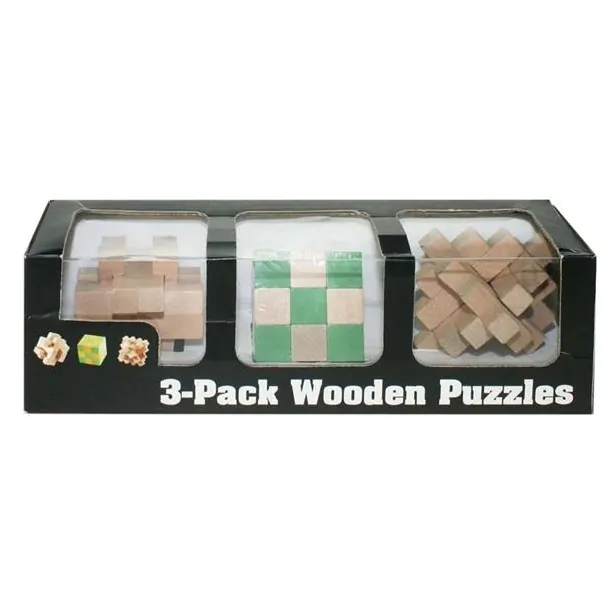 Träpussel 3- pack - Bild 2