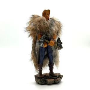 Viking Krigare med yxor Pälsklädd