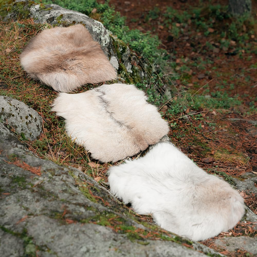 Sittdyna i renskinn